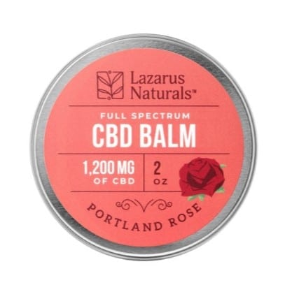 Lazarus Naturals Portland Rose Best CBD Balm