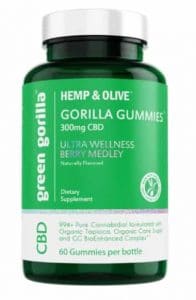 gummies cbd gorille vert