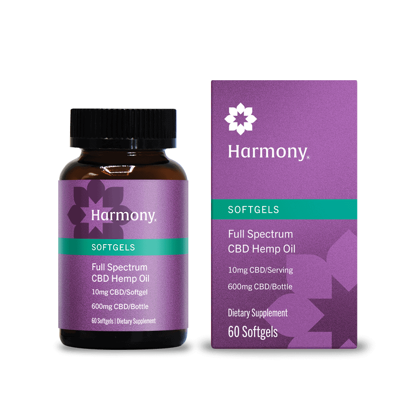 Palmetto Harmony CBD Softgels
