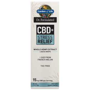Garden of Life and Dr. Formulated CBD+ Stress Relief